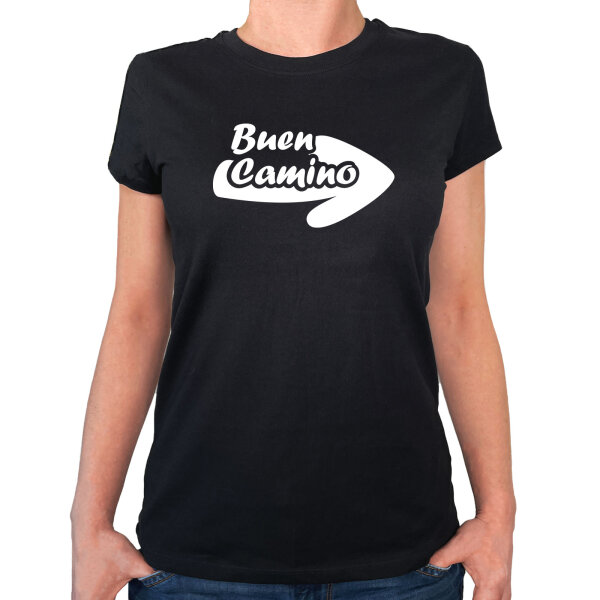 Damen T-Shirt Buen Camino Pfeil Größe XS-XXL