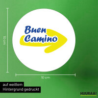Aufkleber Buen Camino Pfeil 10cm Sticker