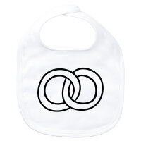 Baby Lätzchen Ringe Hochzeitsringe Klettverschluss