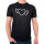 Herren T-Shirt Herz mit Flügeln
