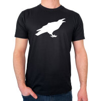 Herren T-Shirt Rabe Silhouette Größe S-3XL