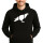 Unisex Hoodie Rabe Silhouette Größe S-3XL