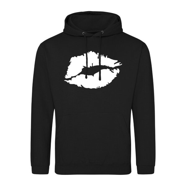 Unisex Hoodie Kussmund Lippen Größe S-3XL
