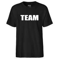 Herren T-Shirt Team Schriftzug Größe S-3XL
