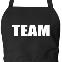 Schürze Team Schriftzug