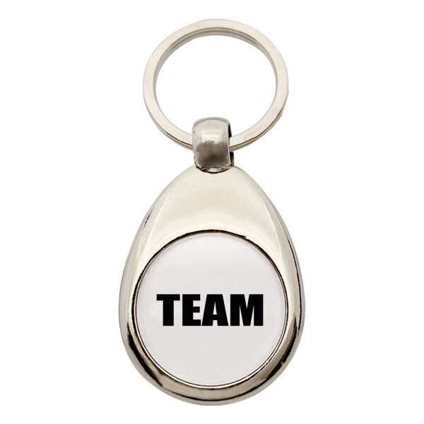 Schlüsselanhänger Team Schriftzug
