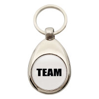 Schlüsselanhänger Team Schriftzug