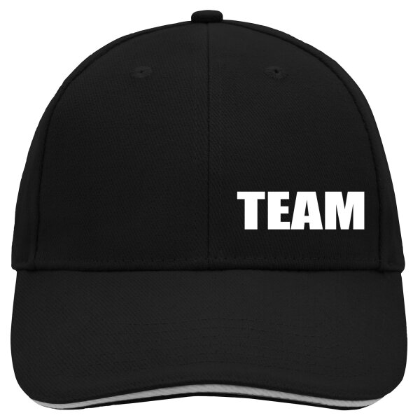 Cappy Mütze Team Schriftzug