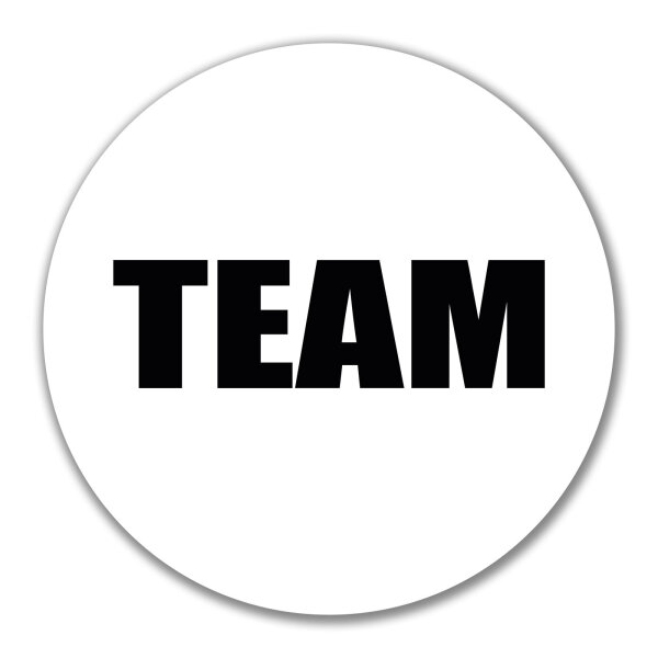 Aufkleber Team Schriftzug 10cm Sticker