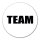 Aufkleber Team Schriftzug 10cm Sticker