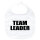 Baby Lätzchen Team Leader Schriftzug