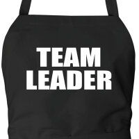 Schürze Team Leader Schriftzug