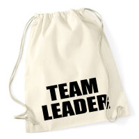 Turnbeutel Team Leader Schriftzug 12 Liter