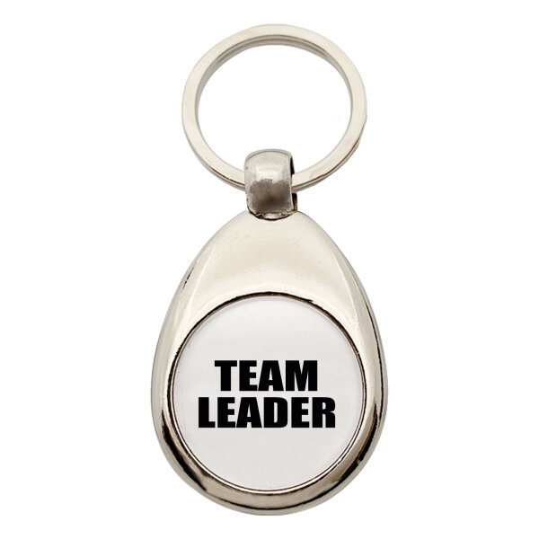 Schlüsselanhänger Team Leader Schriftzug