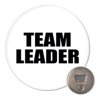 Magnet Team Leader Schriftzug 59mm Kühlschrankmagnet Flaschenöffner