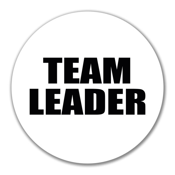 Aufkleber Team Leader Schriftzug 10cm Sticker