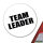 Aufkleber Team Leader Schriftzug 10cm Sticker