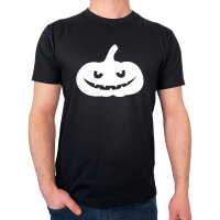 Herren T-Shirt Halloween Kürbis Pumpkin...