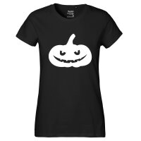 Damen T-Shirt Halloween Kürbis Pumpkin...