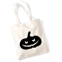 Jutebeutel Halloween Kürbis Pumpkin 10 Liter