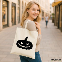Jutebeutel Halloween Kürbis Pumpkin 10 Liter
