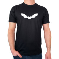 Herren T-Shirt Fledermaus  Silhouette Größe S-3XL
