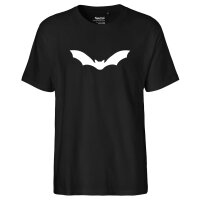 Herren T-Shirt Fledermaus  Silhouette Größe S-3XL
