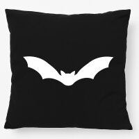 Kissen Fledermaus  Silhouette 40x40cm