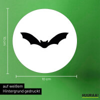 Aufkleber Fledermaus  Silhouette 10cm Sticker