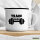 Emaille Tasse Train hard Hantel 300ml Vintage Emaille Becher