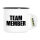 Emaille Tasse Team Member Schriftzug 300ml Vintage Emaille Becher