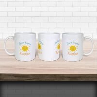 Kaffeetasse Gute Laune Tasse Sonne Weiß 330ml