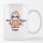 Kaffeetasse Anti Stress Tasse Faultier Weiß 330ml