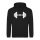 Unisex Hoodie Hantel Silhouette Größe S-3XL