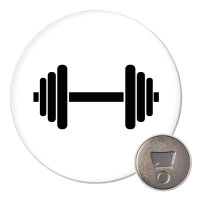 Magnet Hantel Silhouette 59mm Kühlschrankmagnet Flaschenöffner