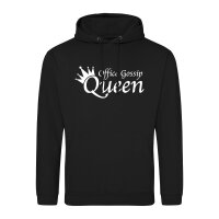 Unisex Hoodie Office Gossip Queen Krone Größe...