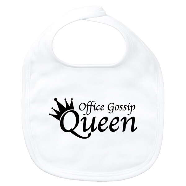 Baby Lätzchen Office Gossip Queen Krone