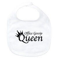 Baby Lätzchen Office Gossip Queen Krone