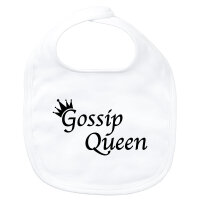 Baby Lätzchen Gossip Queen Krone Klettverschluss