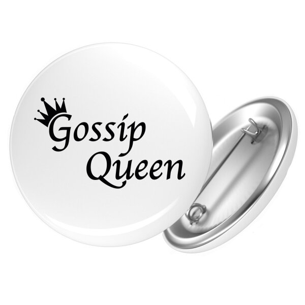 Button Gossip Queen Krone