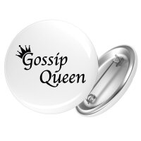 Button Gossip Queen Krone