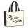 Jutetasche Gossip Queen Krone 21 Liter Black
