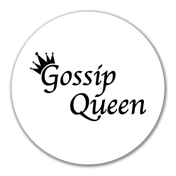 Aufkleber Gossip Queen Krone 10cm Sticker