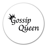 Aufkleber Gossip Queen Krone 10cm Sticker
