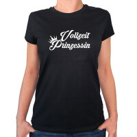 Damen T-Shirt Vollzeit Prinzessin Krone Größe...