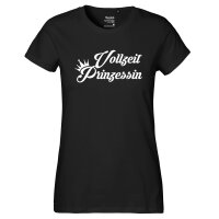 Damen T-Shirt Vollzeit Prinzessin Krone Größe...