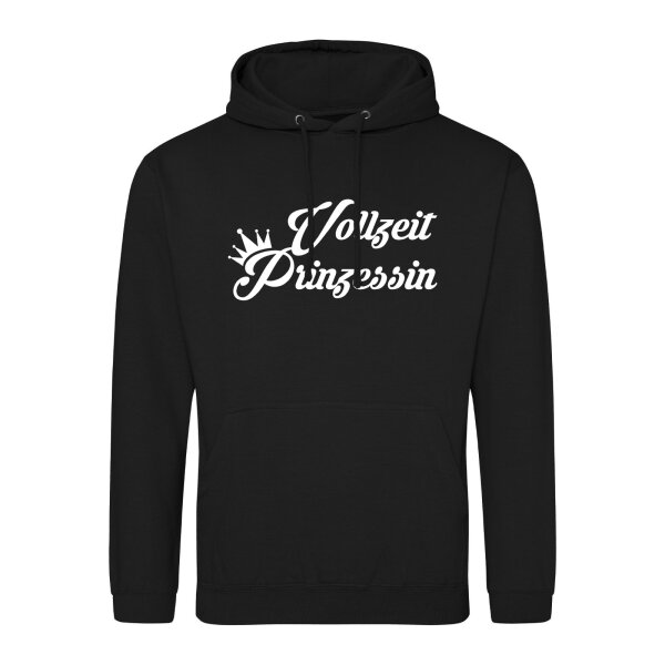Unisex Hoodie Vollzeit Prinzessin Krone Größe S-3XL