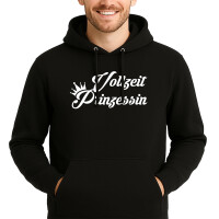 Unisex Hoodie Vollzeit Prinzessin Krone Größe...