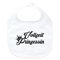 Baby Lätzchen Vollzeit Prinzessin Krone