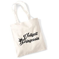 Jutebeutel Vollzeit Prinzessin Krone 10 Liter